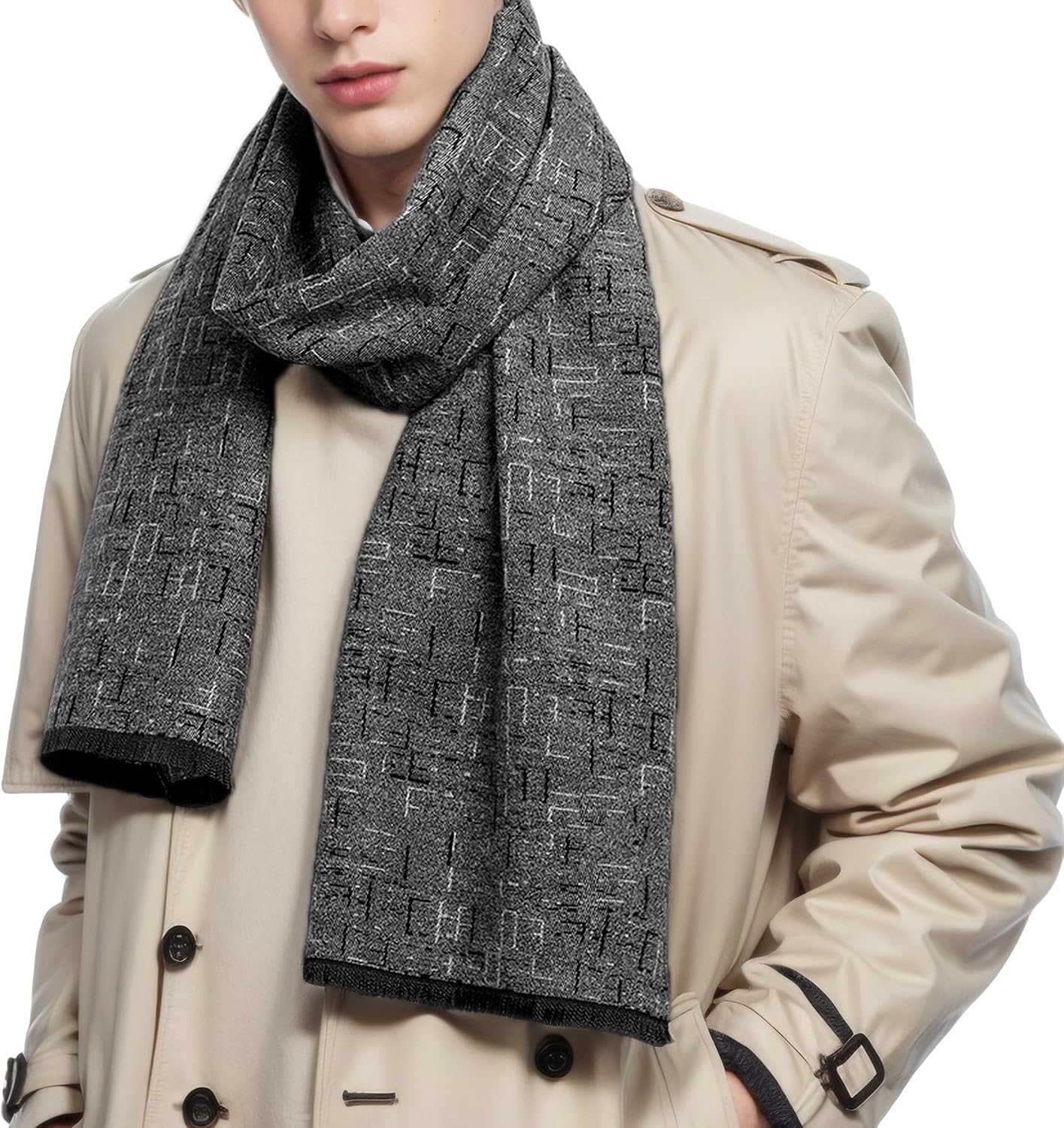 Detalle de Lamca Cashmere-Like Winter Scarf