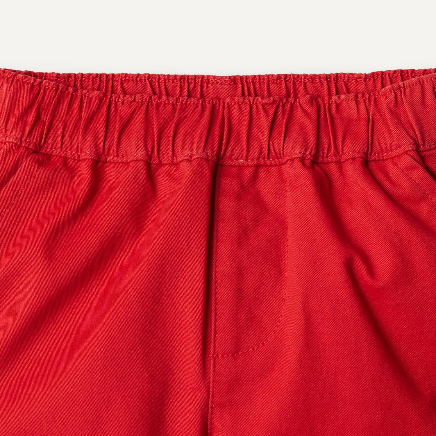 Detalle de Amazon Essentials x Sofia Grainge Unisex Baby Baumwoll-Köper-Shorts zum Hineinschlüpfen
