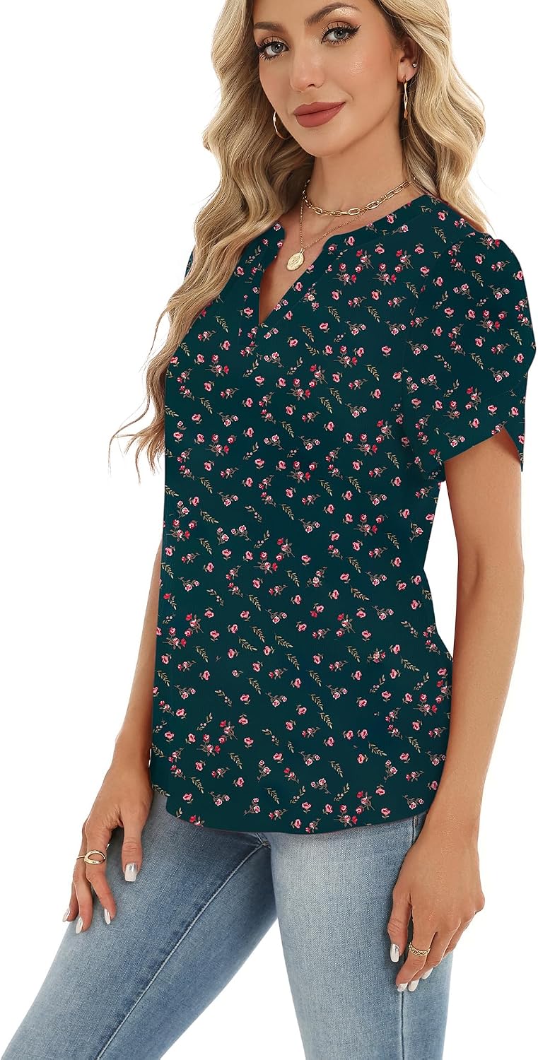 Detalle 2 de Zeagoo Chiffon Top Dressy Casual