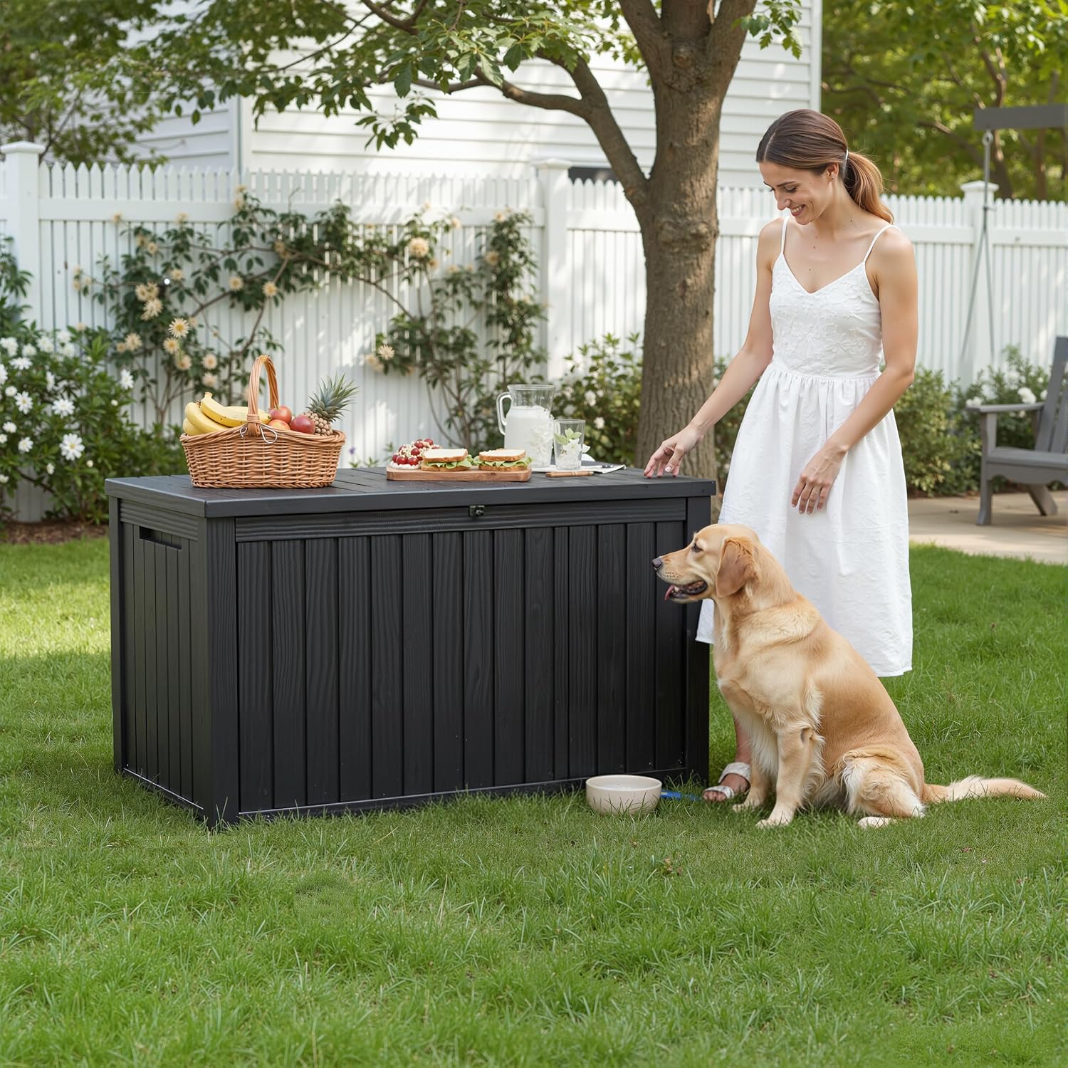 Detalle 2 de DRATO Outdoor Storage Box 325 Gallon