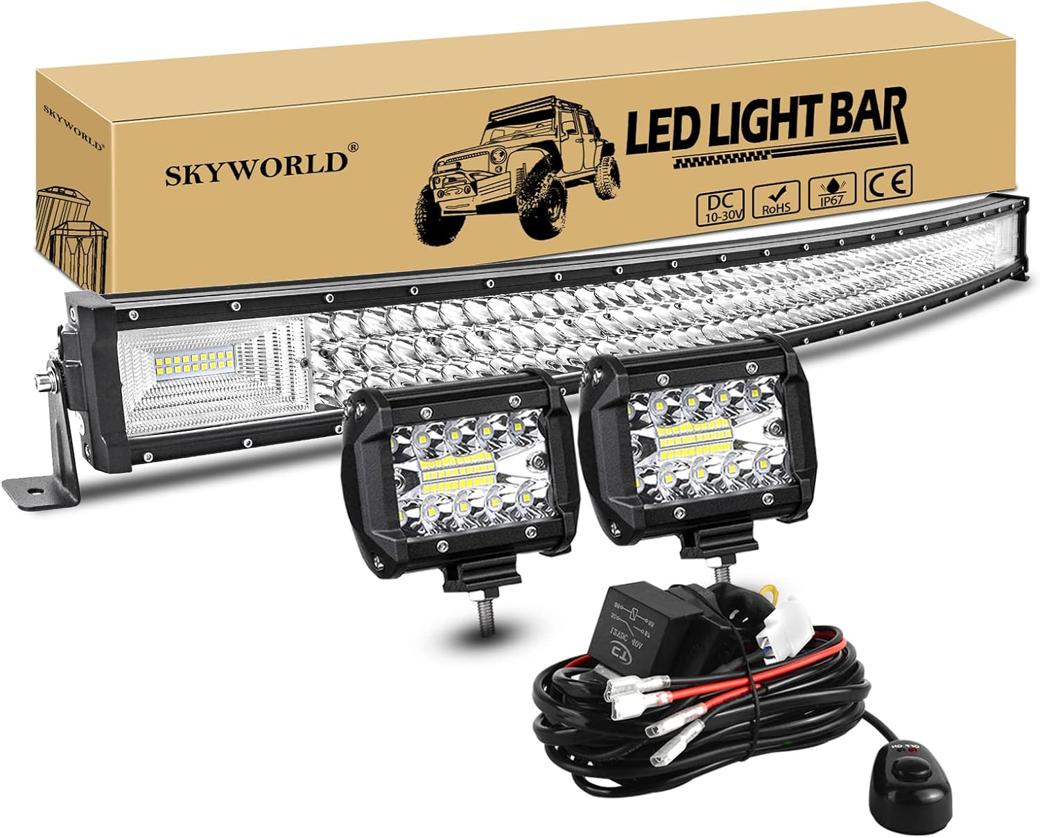Thumbnail 6 de SkyWorld 7D 32-inch Curved LED Light Bar