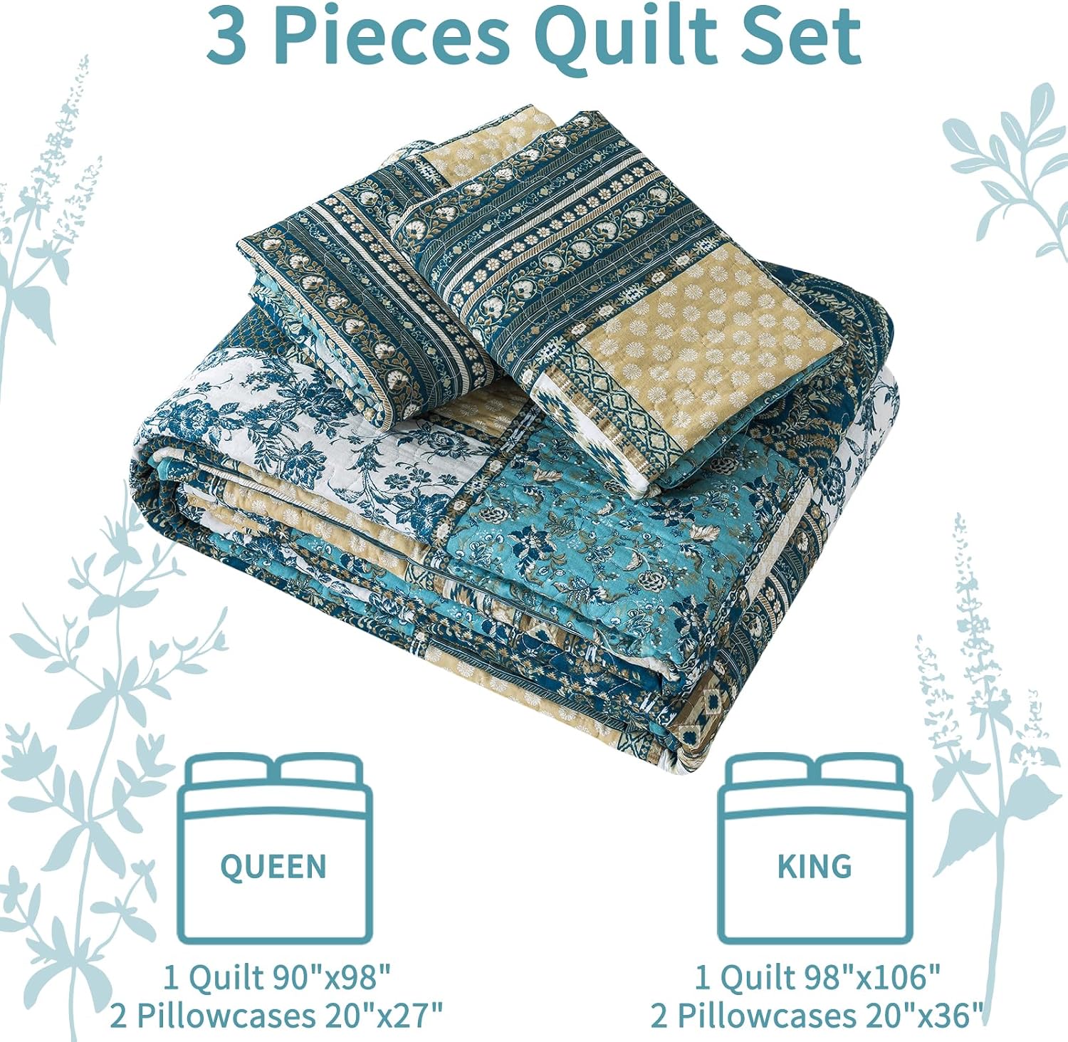 Detalle de VAPUTAR King Quilt