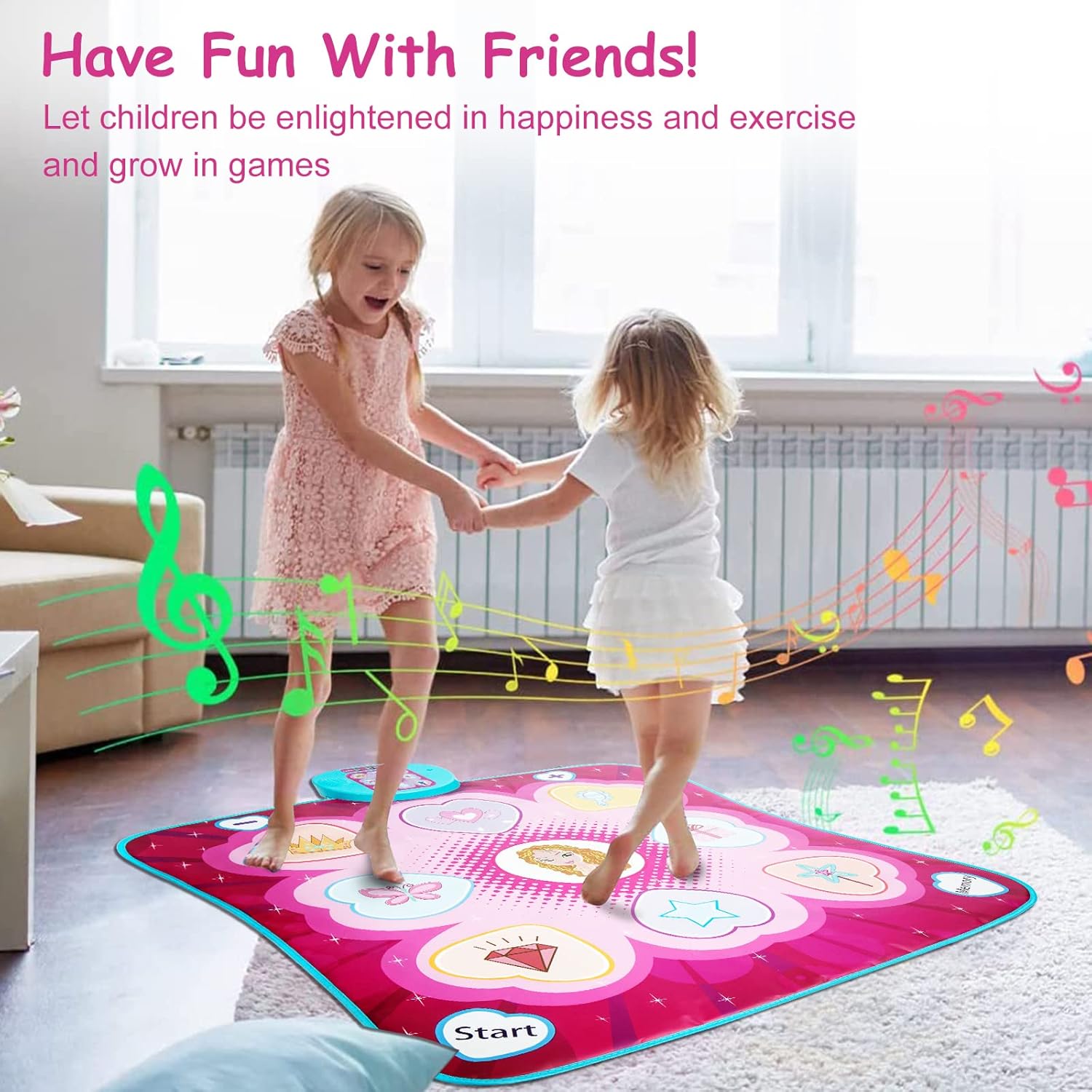 Detalle 2 de Dance Mat Toys Music Play Mat 5 Modes 3 Levels 3+