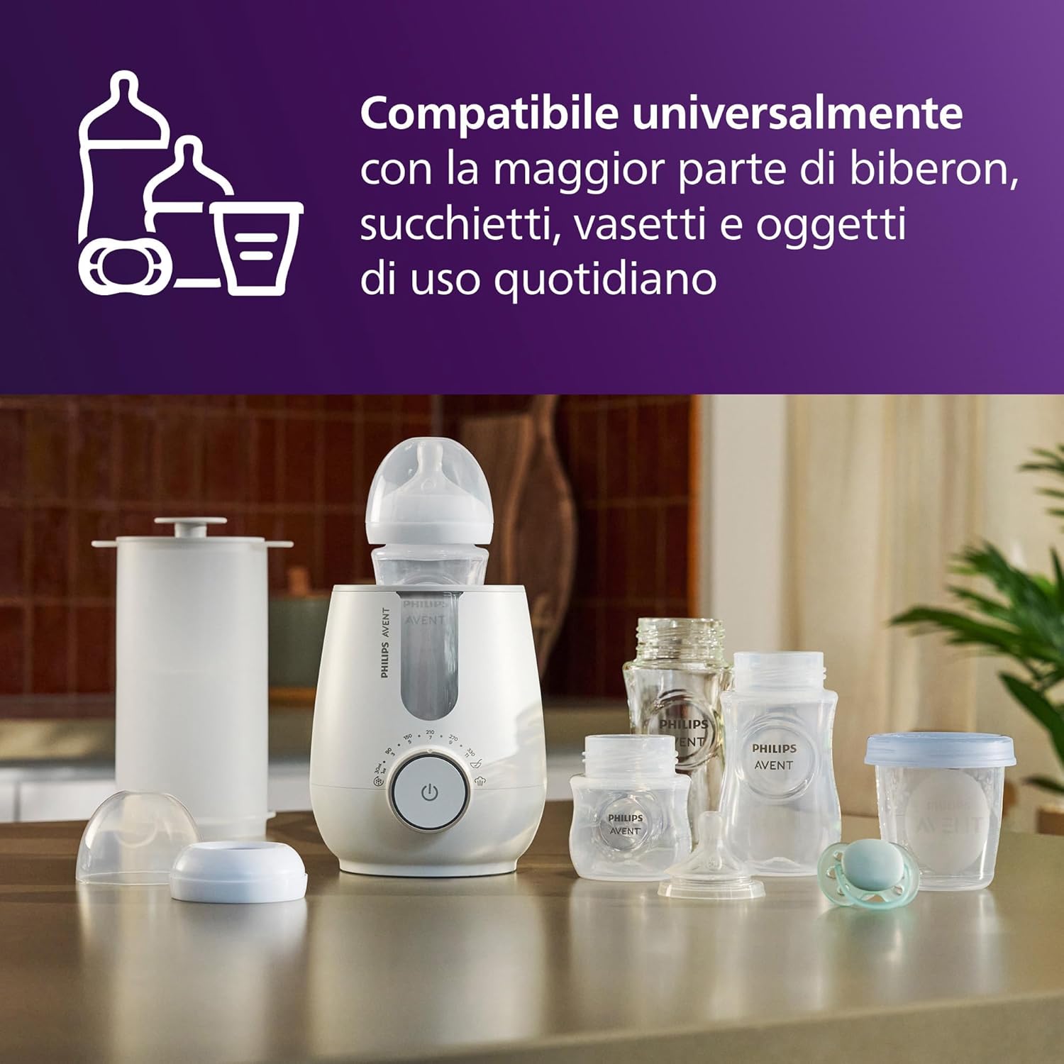 Thumbnail 4 de Philips Avent Premium 2-in-1 scaldabiberon e sterilizzatore SCF359/00