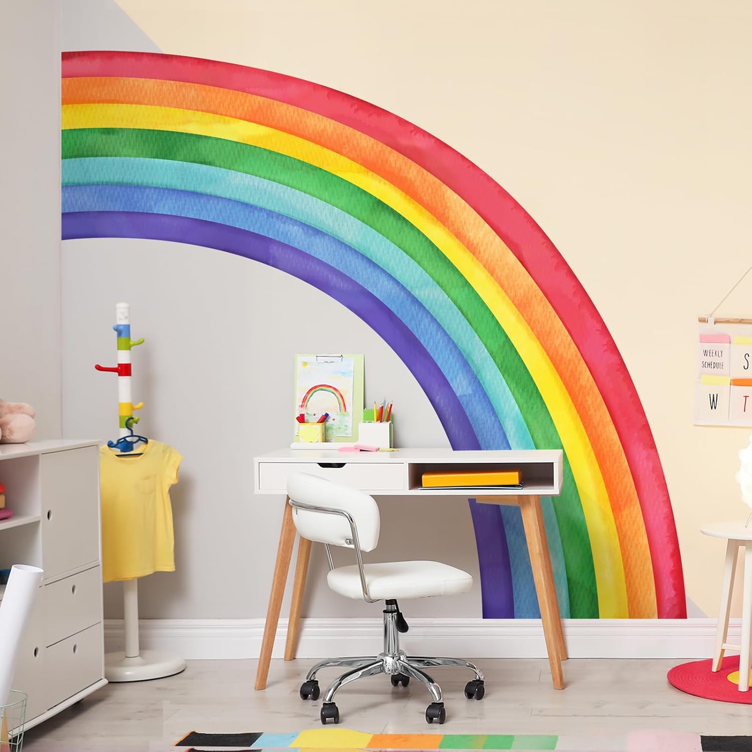 Detalle 1 de Rainbow wall stickers 158 x 143 cm