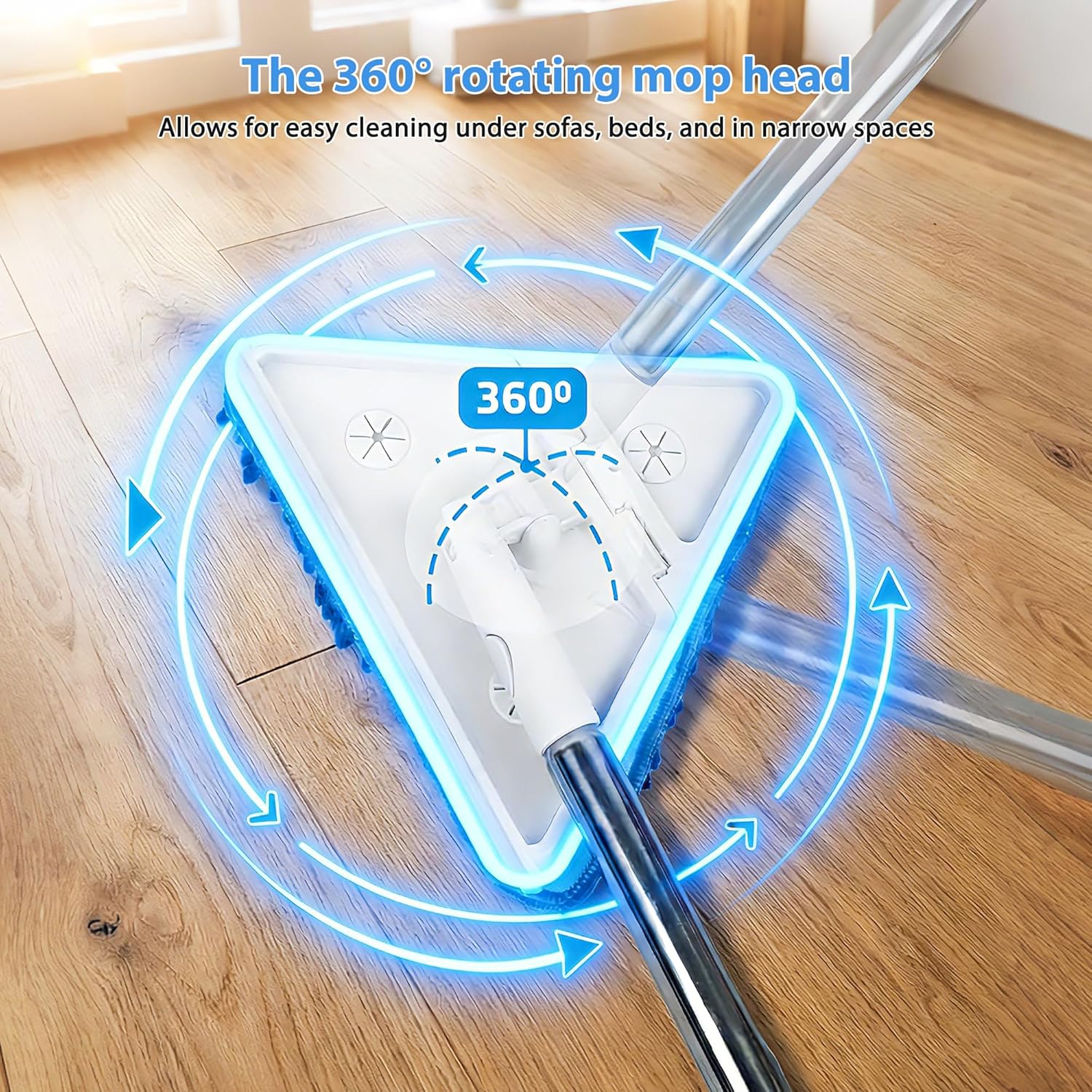 Thumbnail 5 de Wall Cleaner Mop with 80" Long Handle — 3-in-1 Ceiling Cleaning Tool with 6 Washable Pads