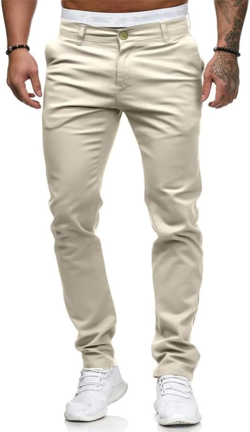 Thumbnail 1 de Mens Chinos Slim Fit Stretch 98% Cotton