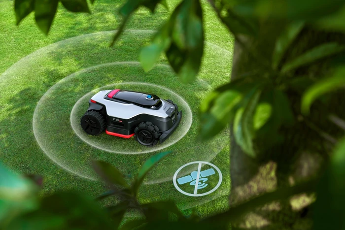 Detalle de Dreame A3 AWD Pro – intelligentes Rasenmähsystem ohne Begrenzungskabel