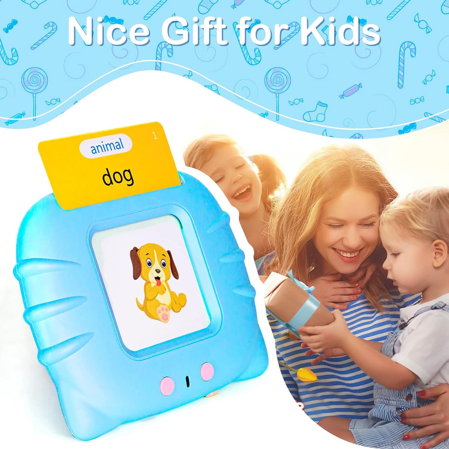 Detalle 2 de Talking Flash Cards reading machine 255 words