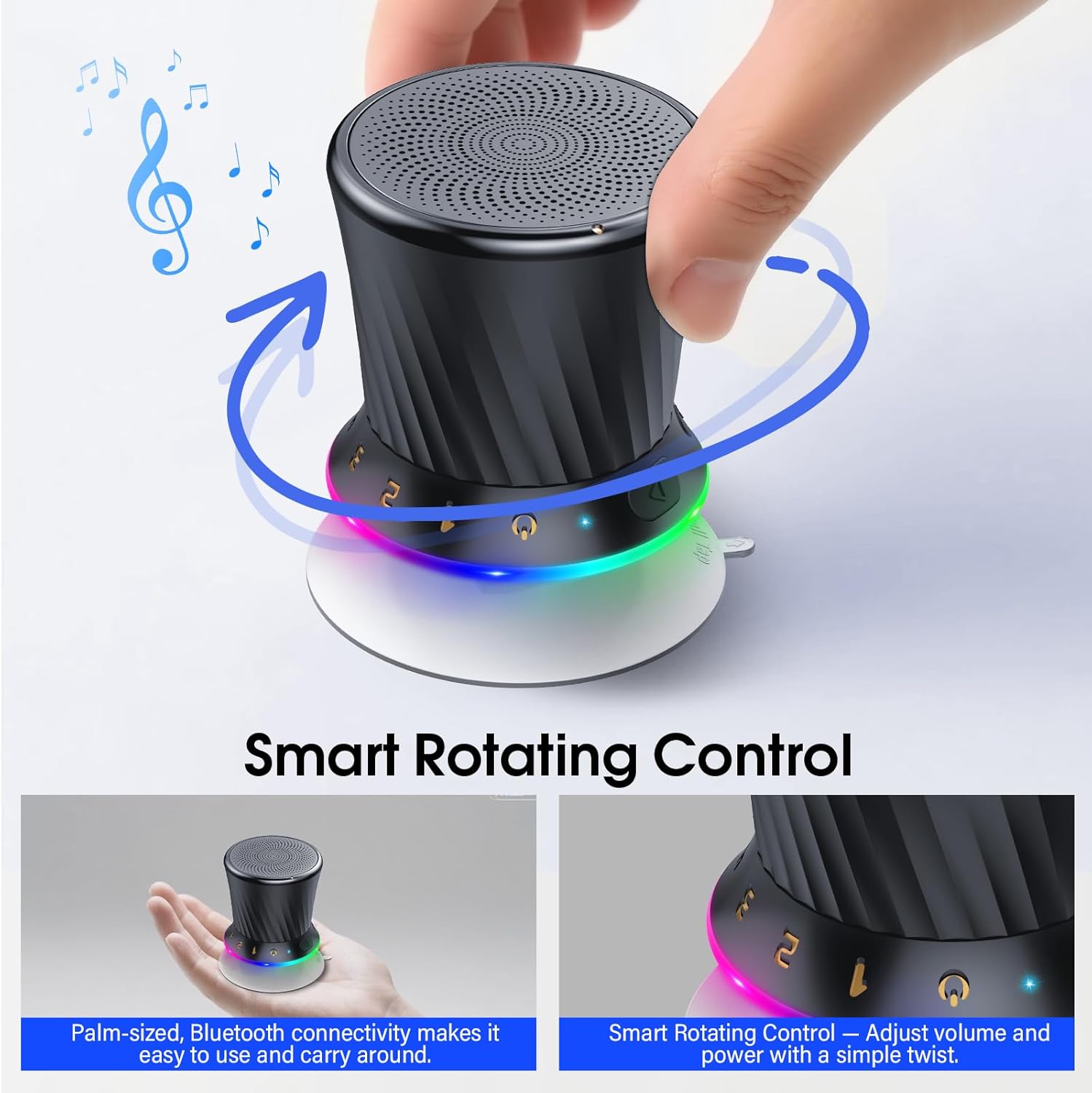Thumbnail 3 de Bluetooth Shower Speaker 5.3 Portable with Suction Cup