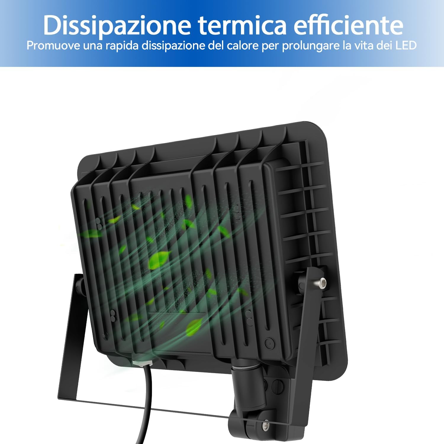 Thumbnail 3 de JESLED Faretto LED Esterno Con Sensore di Movimento 20W 2200 Lumen IP66