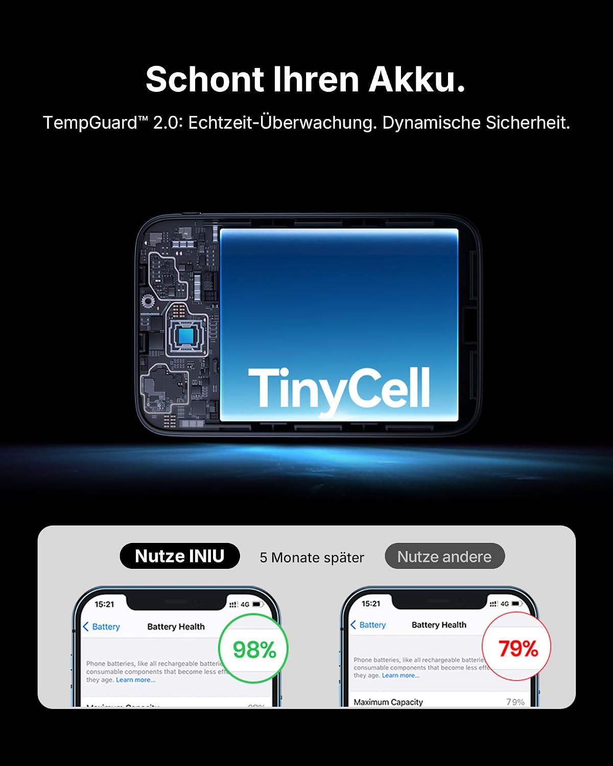 Thumbnail 6 de INIU Ultra Mini Powerbank 10000mAh 45W – Kompaktes Schnellladen für Unterwegs