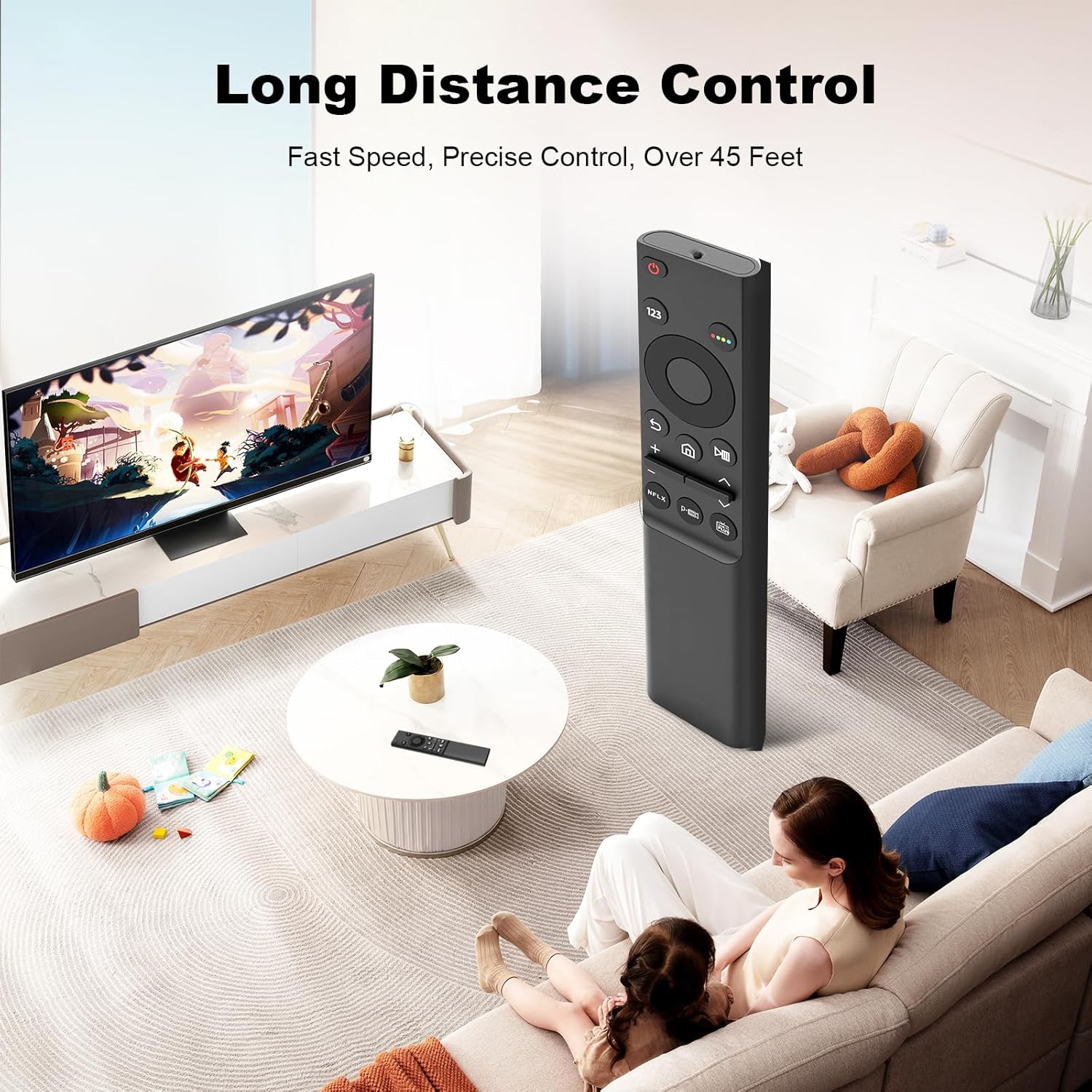 Thumbnail 2 de Télécommande de remplacement BN59-01358B Wowfast pour TV Samsung Smart (Netflix & Prime Video)