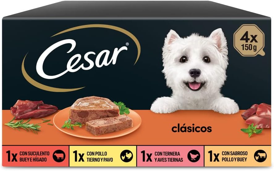 Thumbnail 1 de Cesar Nassfutter für Hunde Multipack „Klassiker“ in Pastete (6 x 150 g)