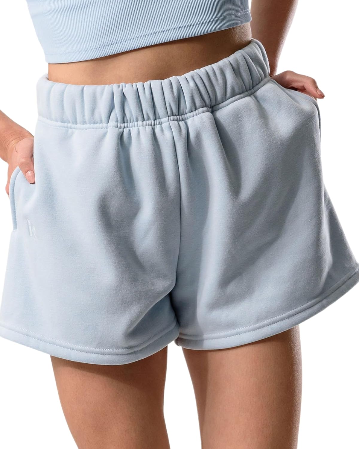 Thumbnail 6 de Kamo Fitness CozyTec Sweat Shorts for Women — High Waisted Lounge Cotton Shorts with Pockets
