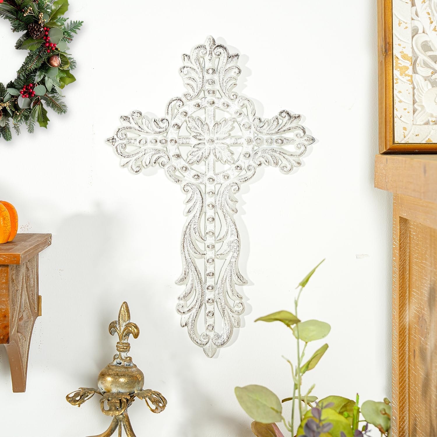Thumbnail 1 de Sungmor iron wall cross 14.8 inches