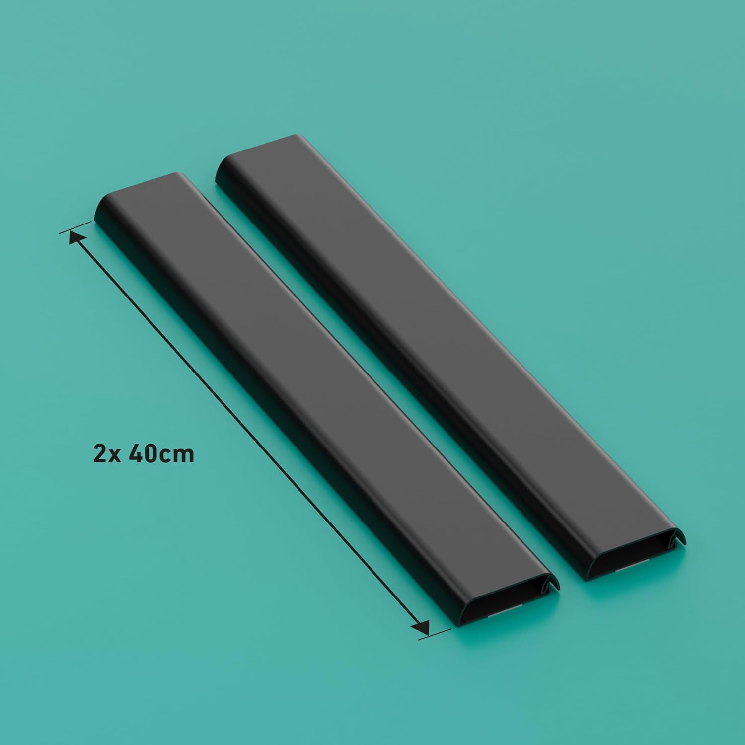 Thumbnail 3 de D-Line Copricavi TV autoadesivi 2 pezzi 60x15 mm, 40 cm Nero