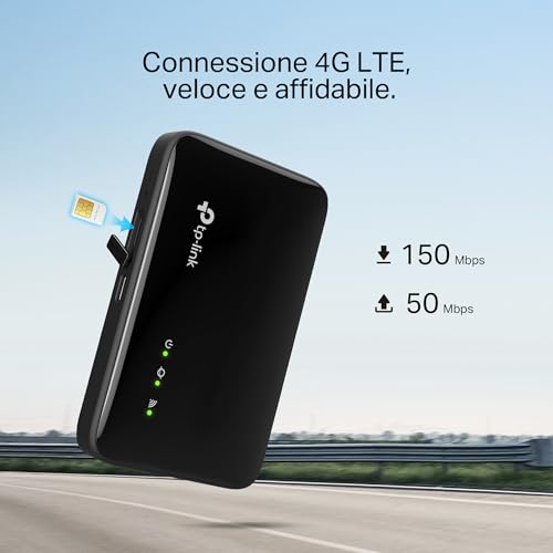 Detalle de TP-Link M7005 Saponetta WiFi 6 AX300Mbps: router 4G LTE con SIM e batteria da 2400 mAh