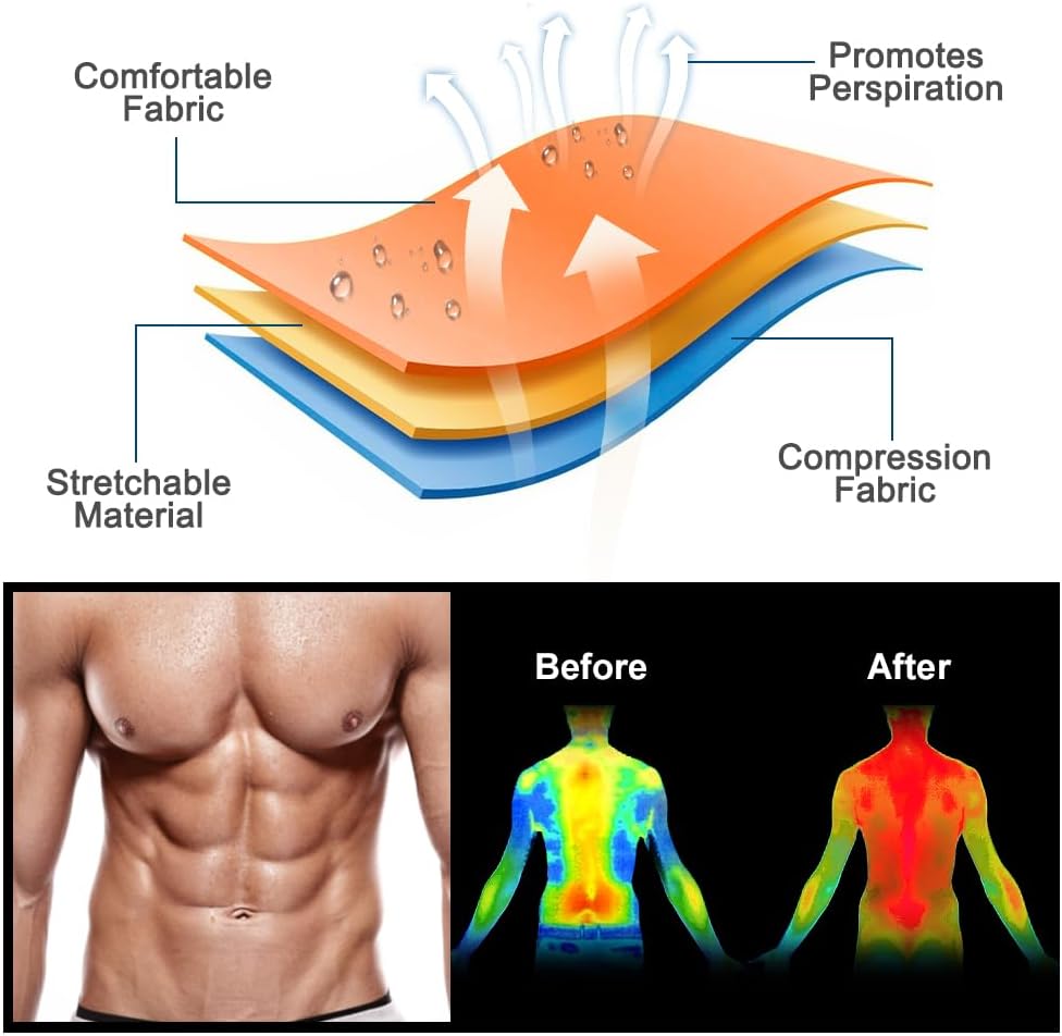 Thumbnail 2 de DiULi Canotta Dimagrante Uomo: maglietta sauna con cerniera per fitness e sudorazione efficace