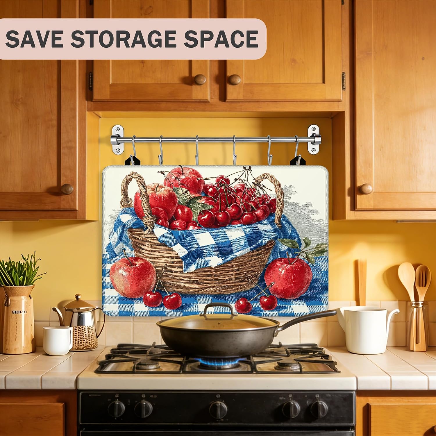 Detalle de MTEXYMG MTEXYMG-stove top cover-01 Silicone Stove Cover, 28 x 20-Inch Non-Slip Mat