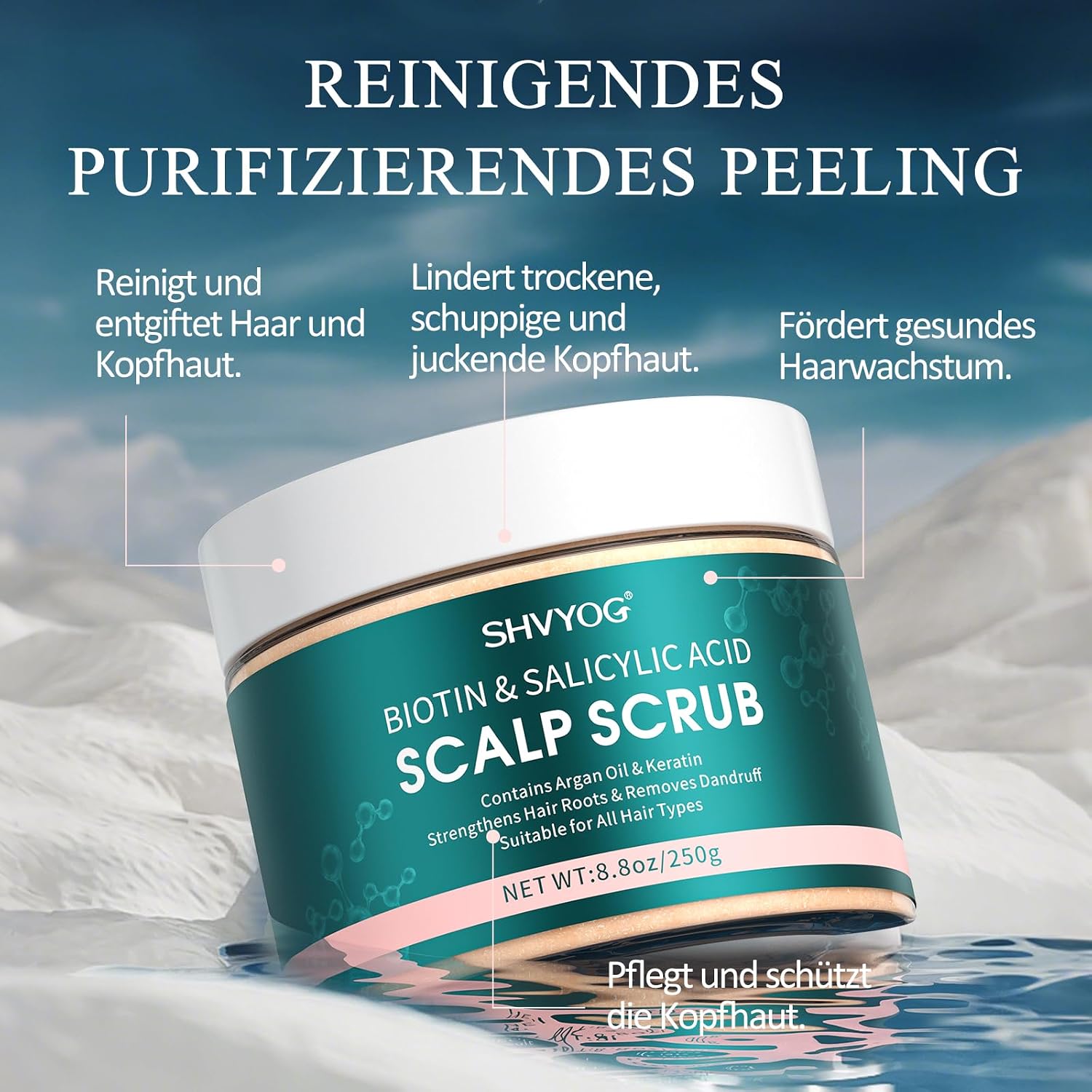 Detalle 2 de SHVYOG Kopfhautpeeling mit 250 g