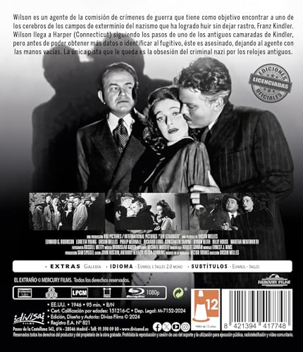 Thumbnail 1 de Orson Welles El Extraño (1946) Blu-ray 📀