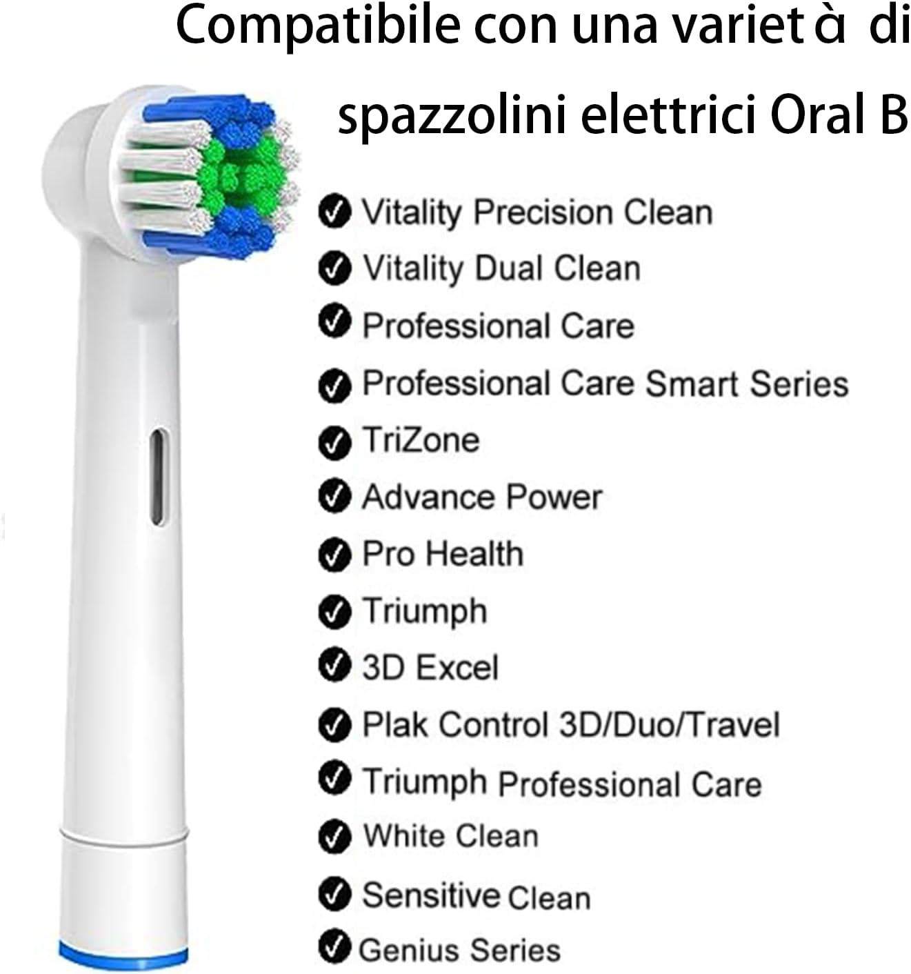 Detalle 2 de Genkent Testine compatibili 20 🦷