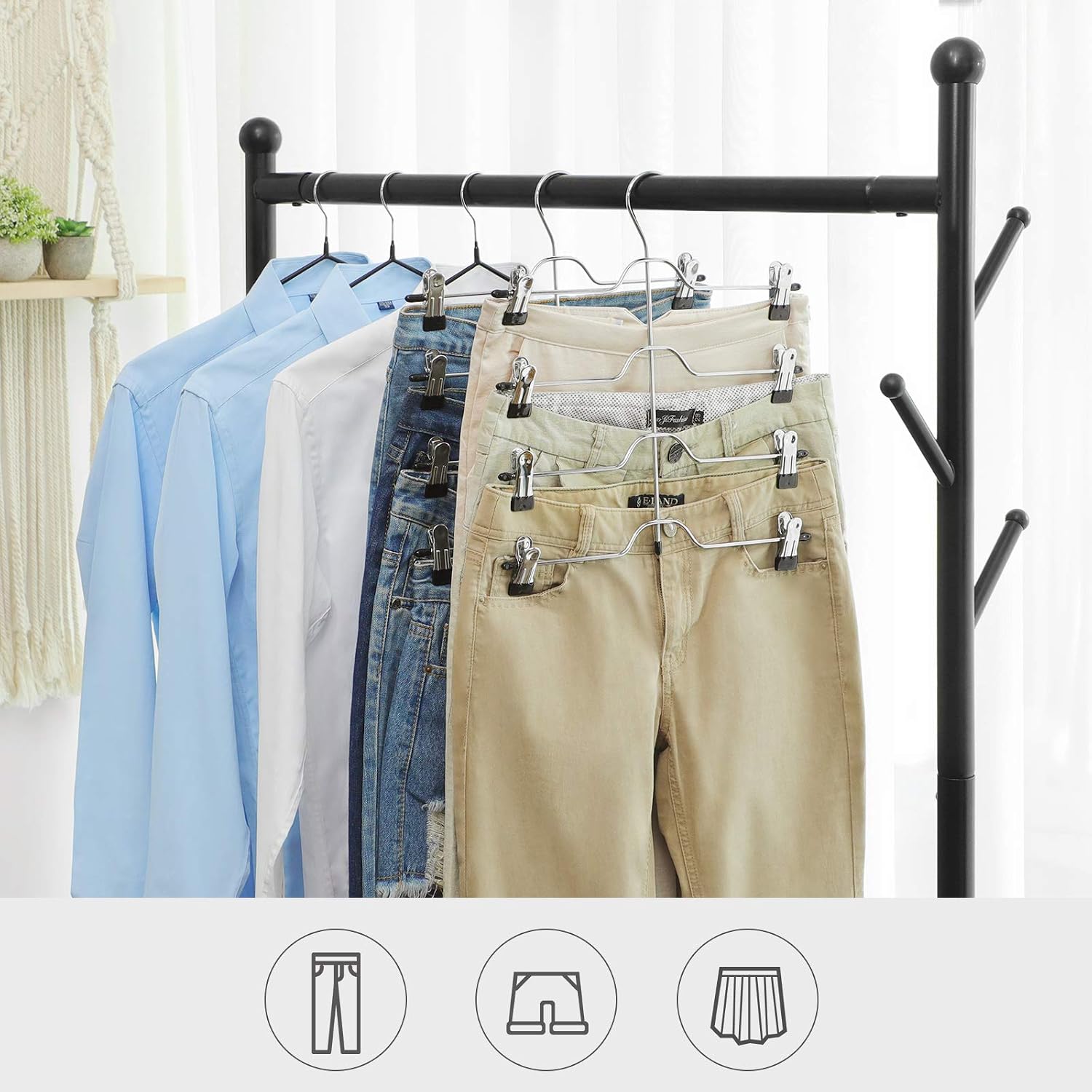 Detalle de SONGMICS CRI042BK cintres pantalon