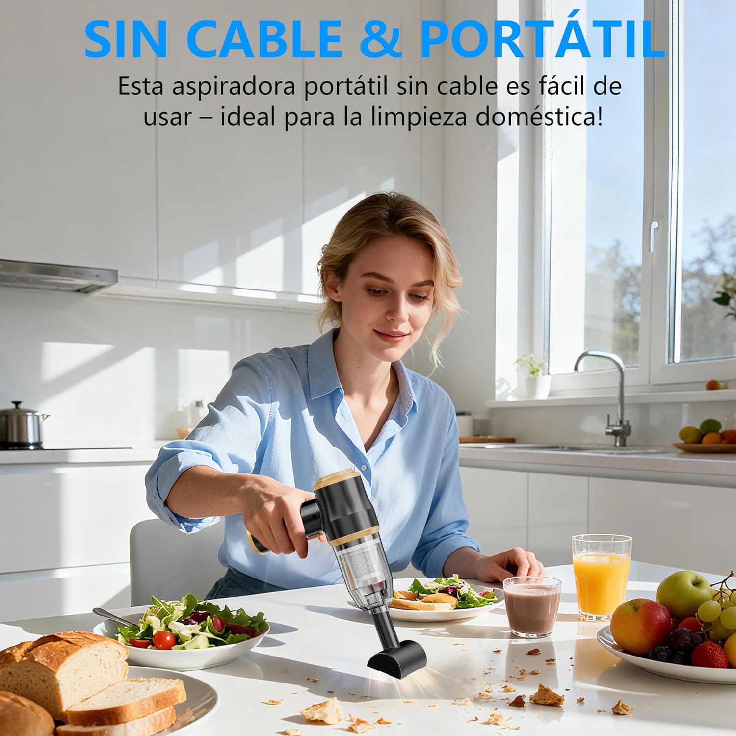 Detalle de BELIBUY Mini Aspiradora 15000 Pa