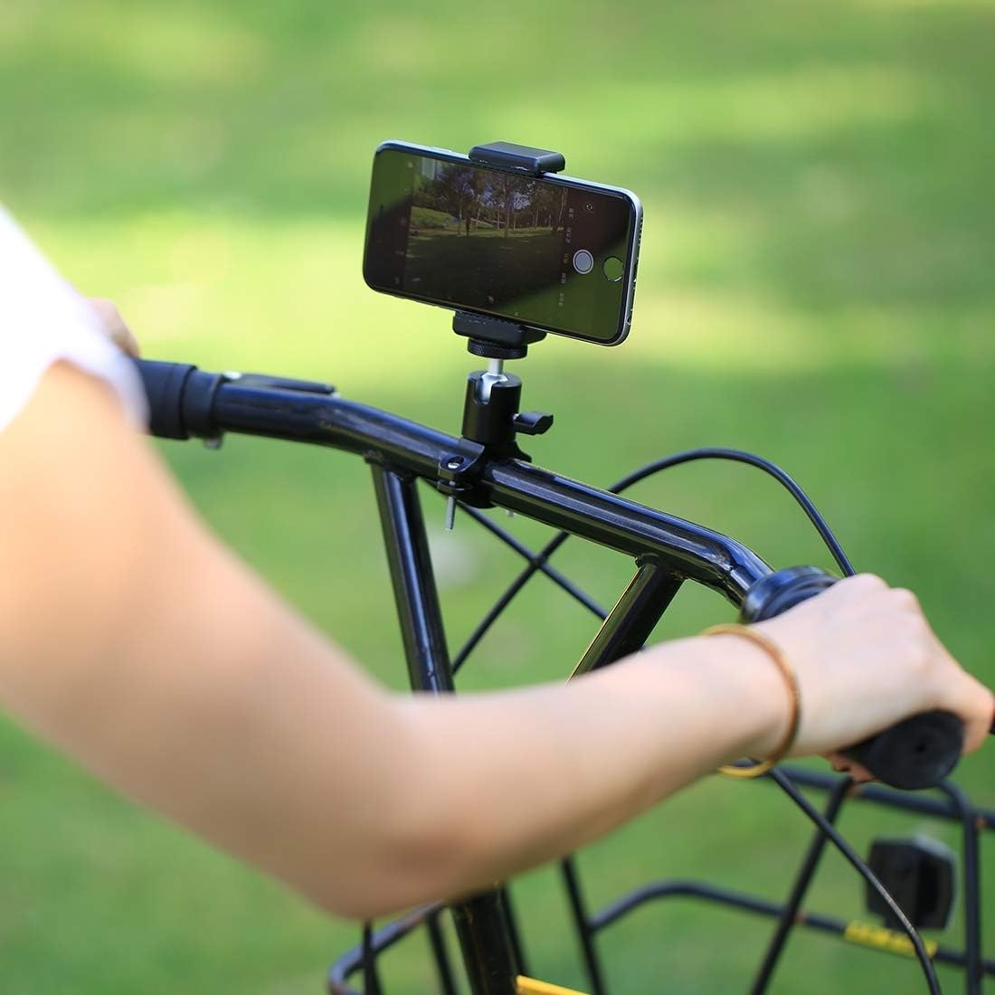 Thumbnail 6 de PULUZ Fahrrad-Lenkerhalterung für GoPro Hero 12/11/10/9/8/7/6 – Aluminium, 20–35 mm Durchmesser, 1/4-Zoll Gewinde