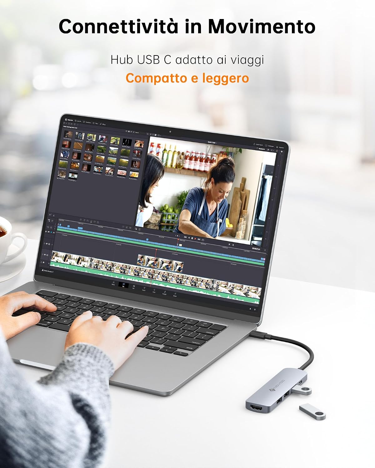 Thumbnail 6 de NOVOO USB C Hub HDMI 4K 100W PD