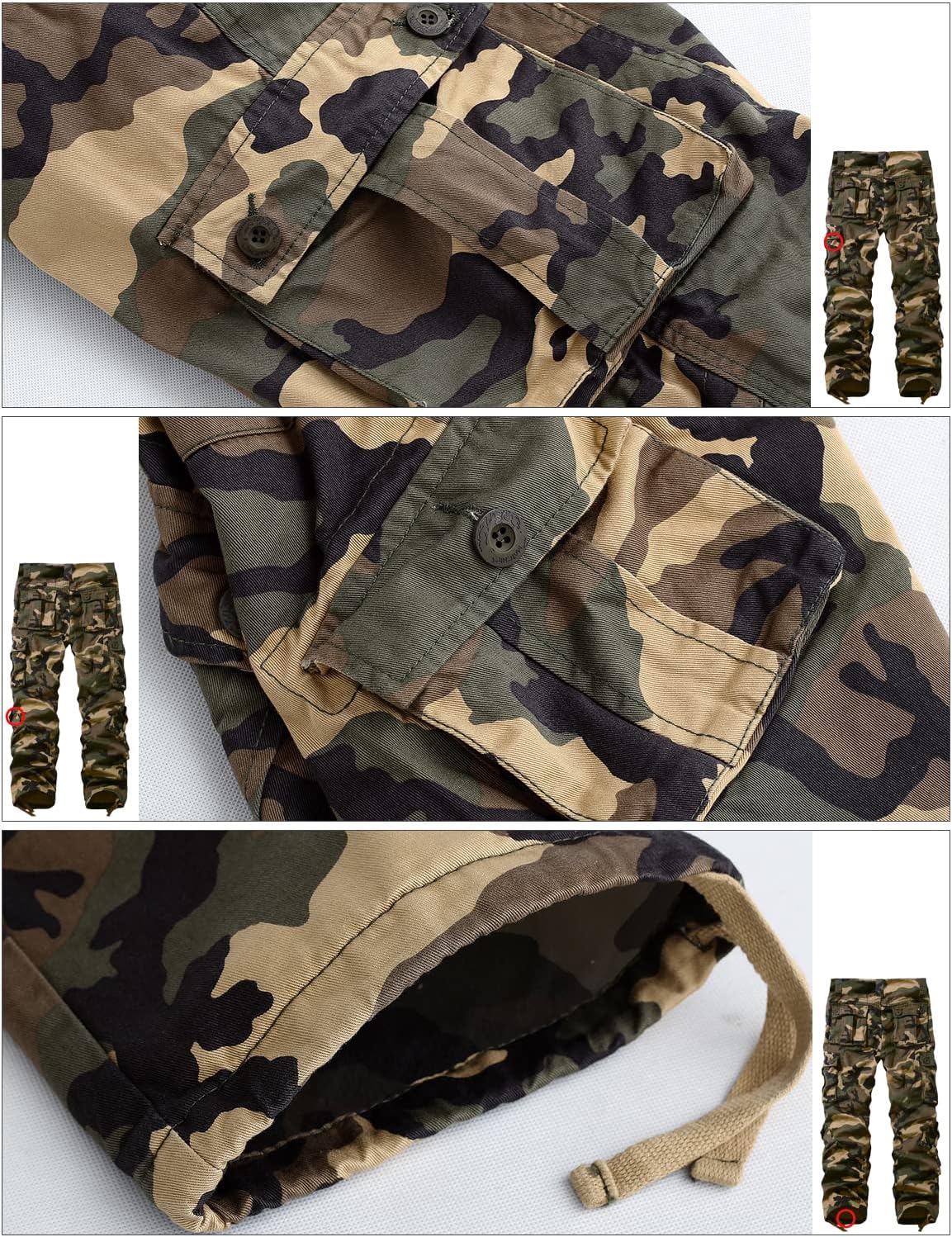 Thumbnail 5 de Match Wild Cargo Jogger Pants for Men