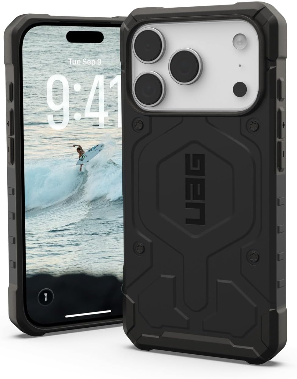 Detalle de URBAN ARMOR GEAR UAG-IPH25MA-MS-BK PATHFINDER MagSafe対応 iPhone 17 Pro耐衝撃ケース ブラック