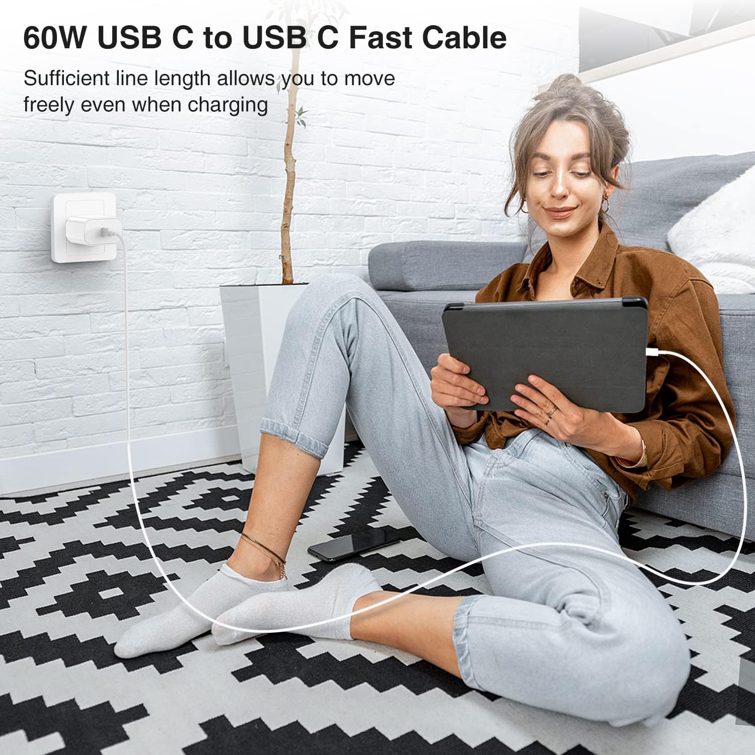 Thumbnail 5 de iPhone 17 20W Fast Charger with 10ft USB‑C Cable