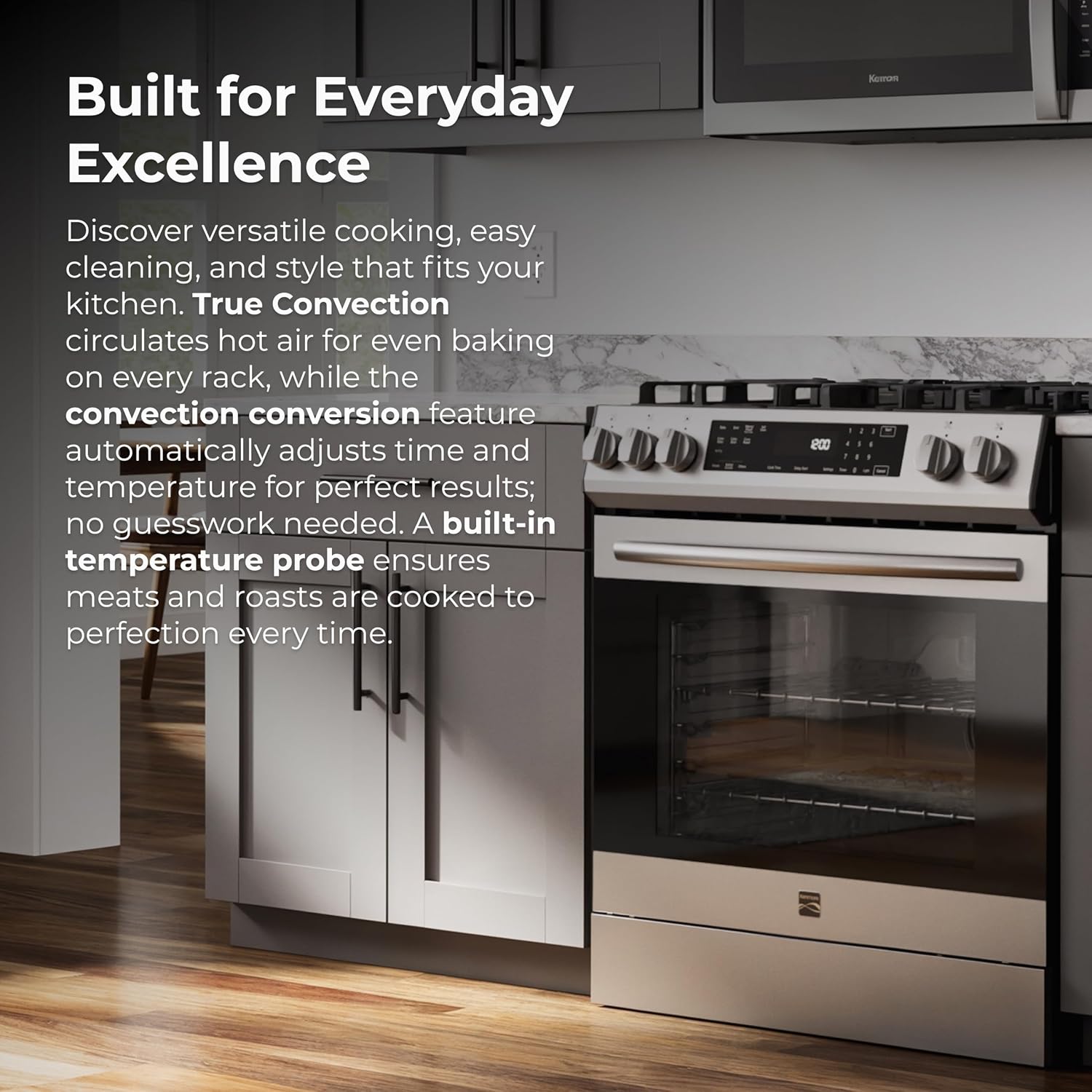 Thumbnail 2 de Kenmore Gas Range Oven 5.6 cu. ft.