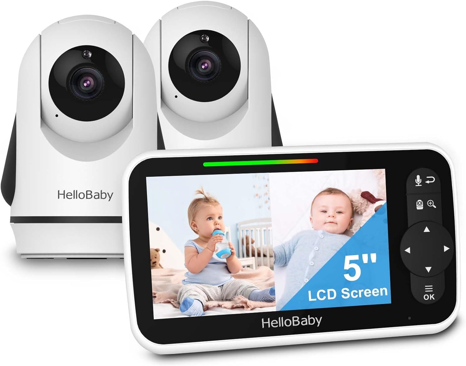Detalle de HelloBaby Baby Monitor with 5-Inch Display