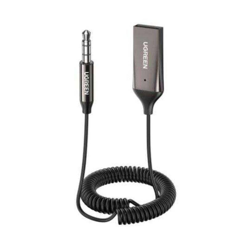 Detalle 2 de Adaptador Ugreen 70601 Bluetooth 5.3 USB y Jack 3.5 mm – Negro Metálico