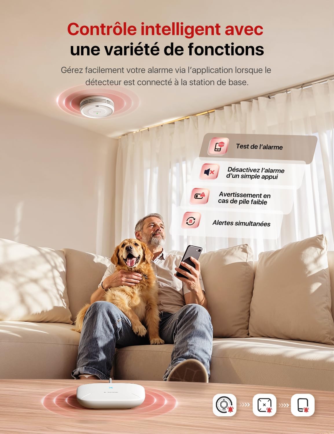 Thumbnail 2 de X-Sense XS0D-MR121 détecteur de fumée 10 ans 🛡