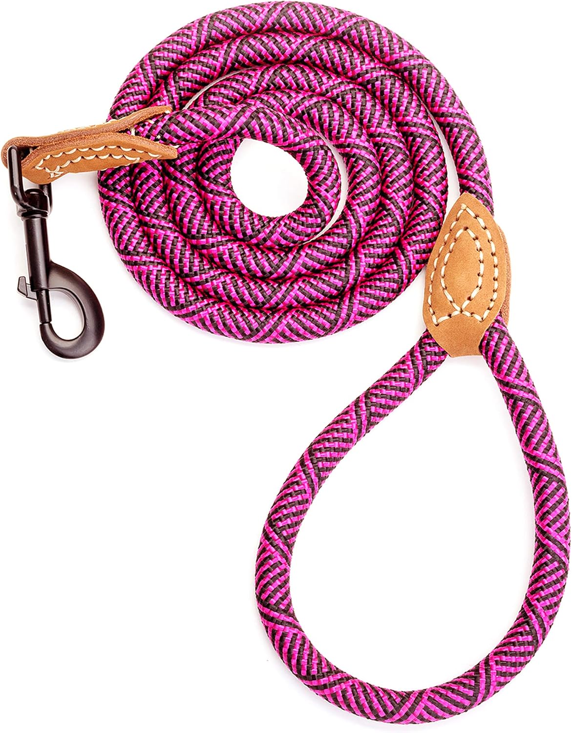 Thumbnail 6 de Mile High Life Rope Leash with Genuine Leather Connection — 4 ft / 5 ft / 6 ft, Heavy‑Duty Lead for Medium & Large Dogs