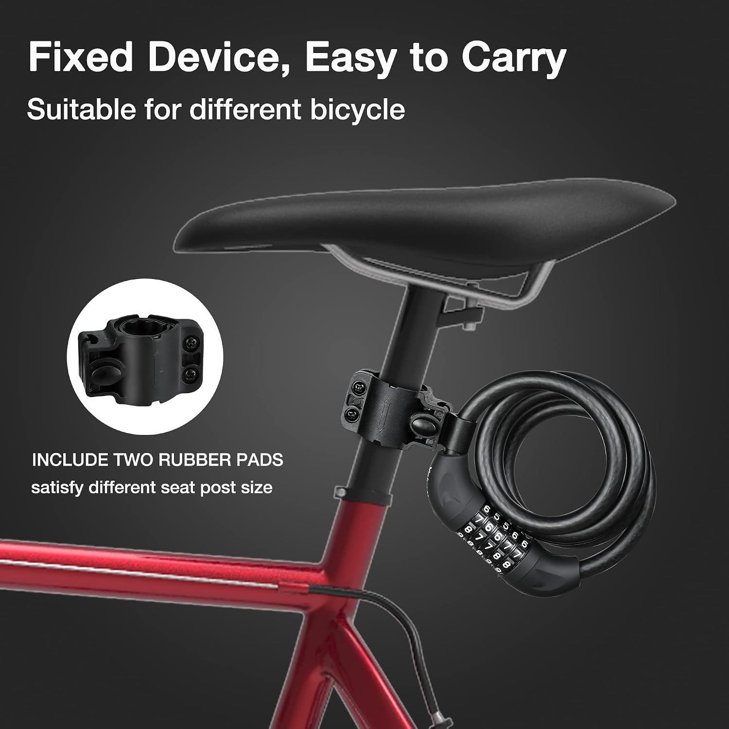 Thumbnail 4 de Câble antivol vélo ValueMax 150 cm ⚙