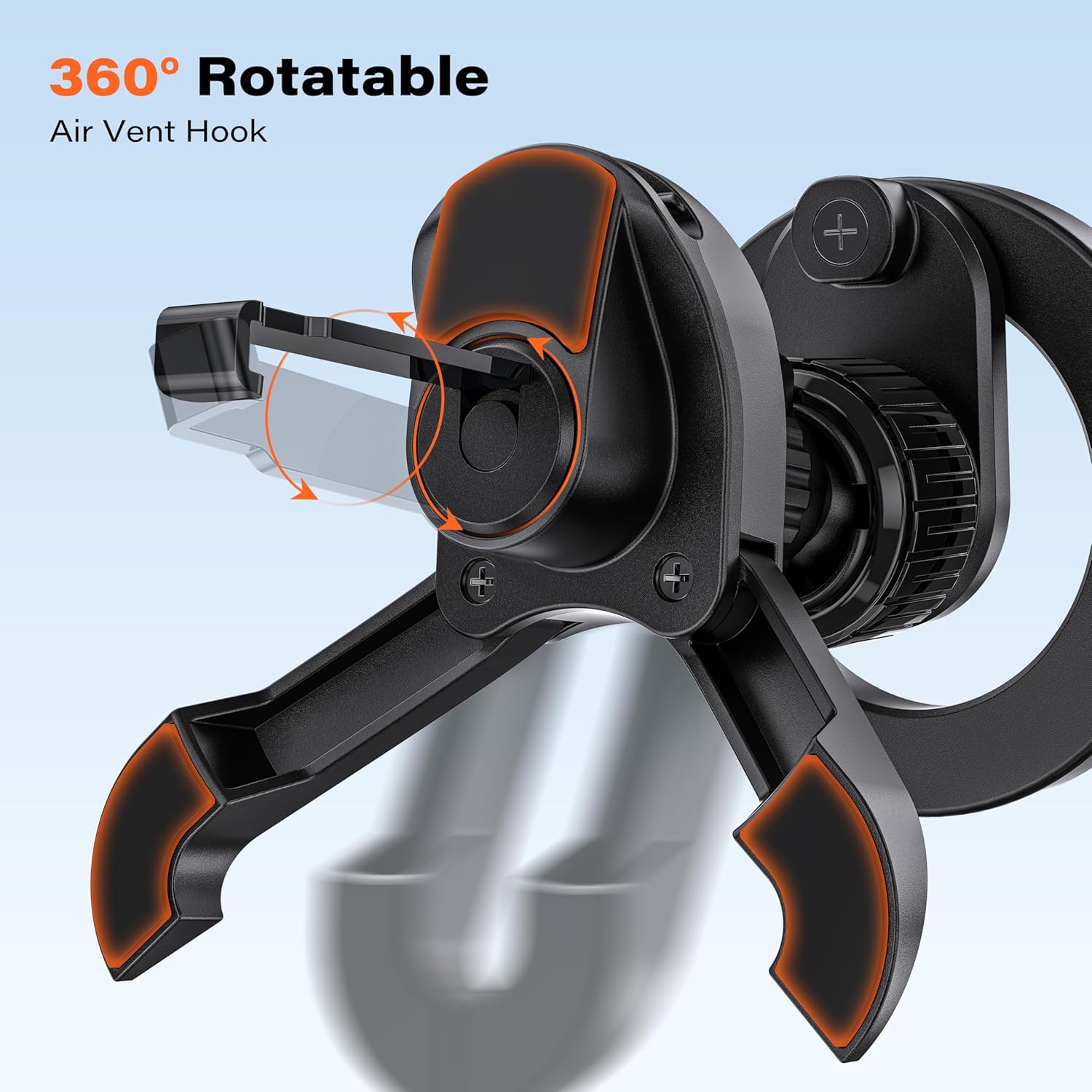Thumbnail 5 de APPS2Car MagSafe Car Mount: 360° Rotating, Round Vent Compatible Phone Holder