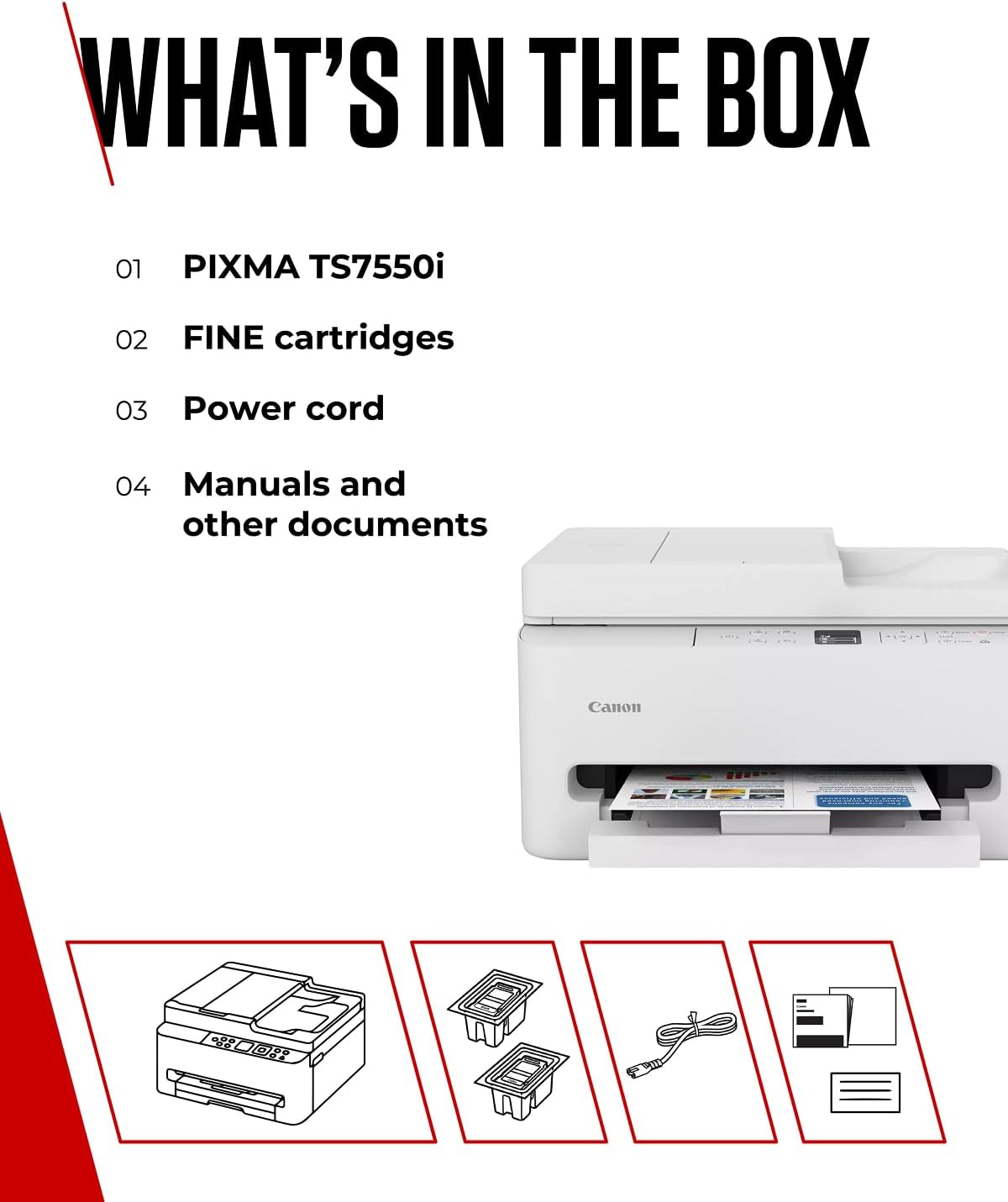 Thumbnail 6 de Canon PIXMA TS7550I: A compact, wireless all‑in‑one for home offices