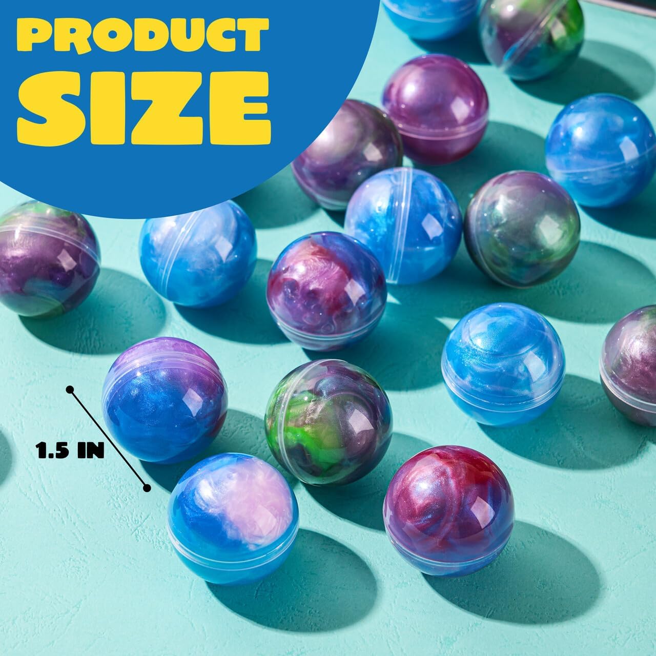Detalle de JOYIN Slime Kit 24 Pack Galaxy Slime Balls – Non-Sticky, Mess-Free Party Favors