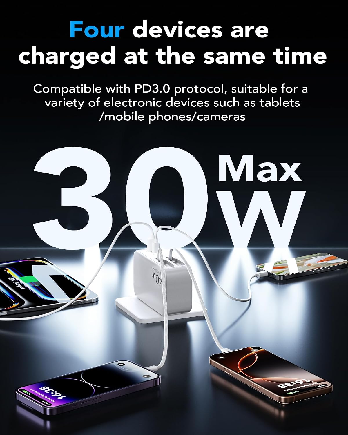 Thumbnail 6 de 4-in-1 Retractable GaN Charger 40W