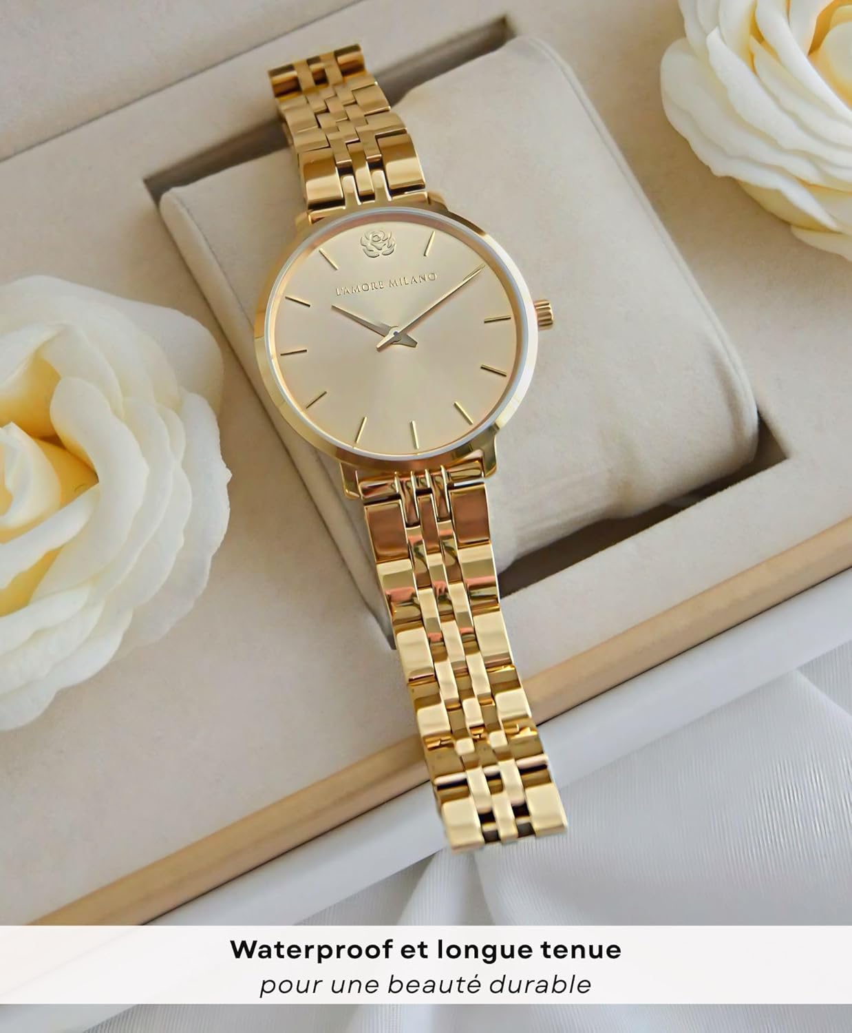 Thumbnail 6 de L'AMORE MILANO – Montre Femme avec Coffret Rose Éternelle – Cadeau de Noël