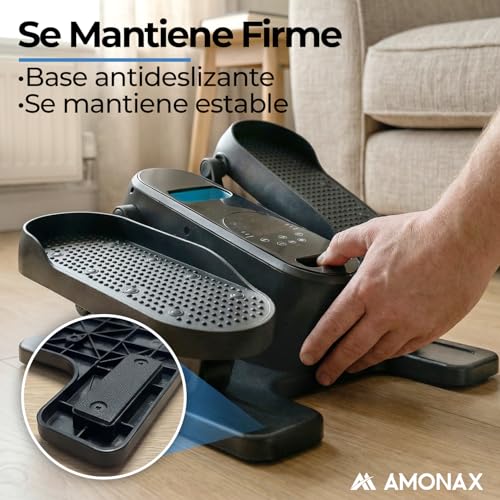Detalle de Amonax Pedaleador Eléctrico Motorizado: mini elíptica para usar sentado bajo el escritorio