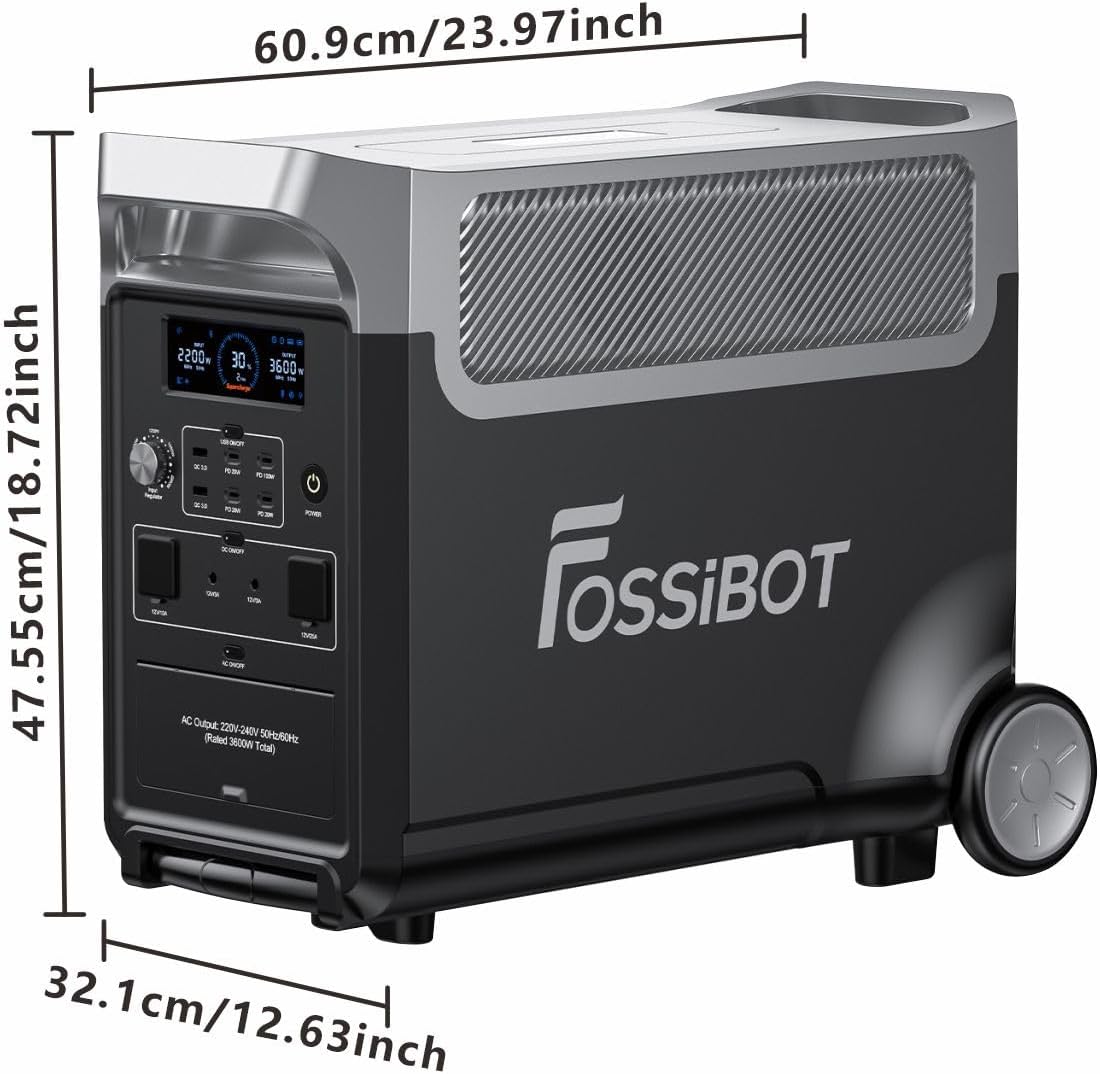 Thumbnail 2 de FOSSiBOT F3600Pro Estación eléctrica 3840Wh 3600W CA