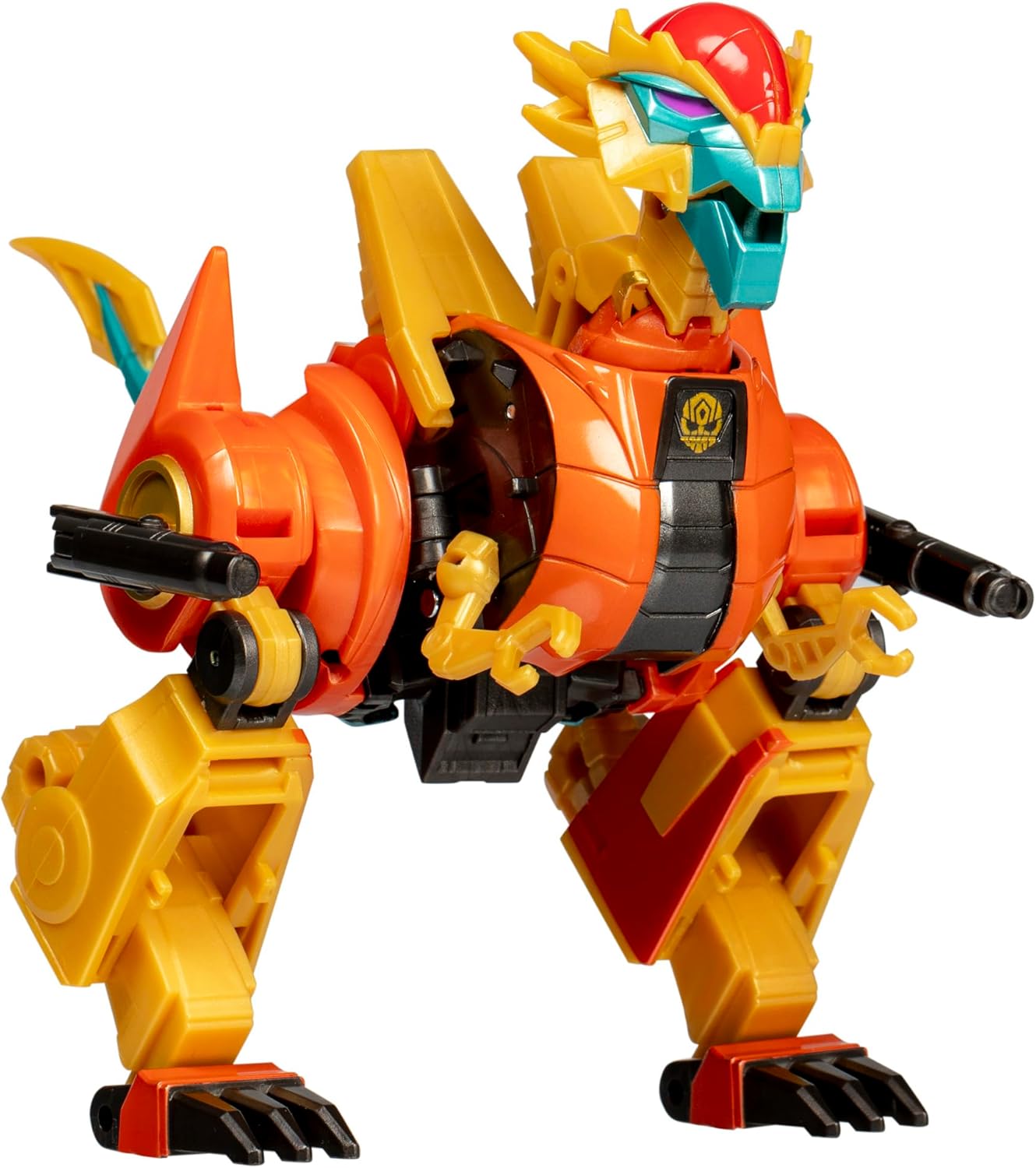Detalle de Transformers EarthSpark – Figurine Terran Jawbreaker Deluxe 12,5 cm, 2 en 1 Robot/Dinosaure