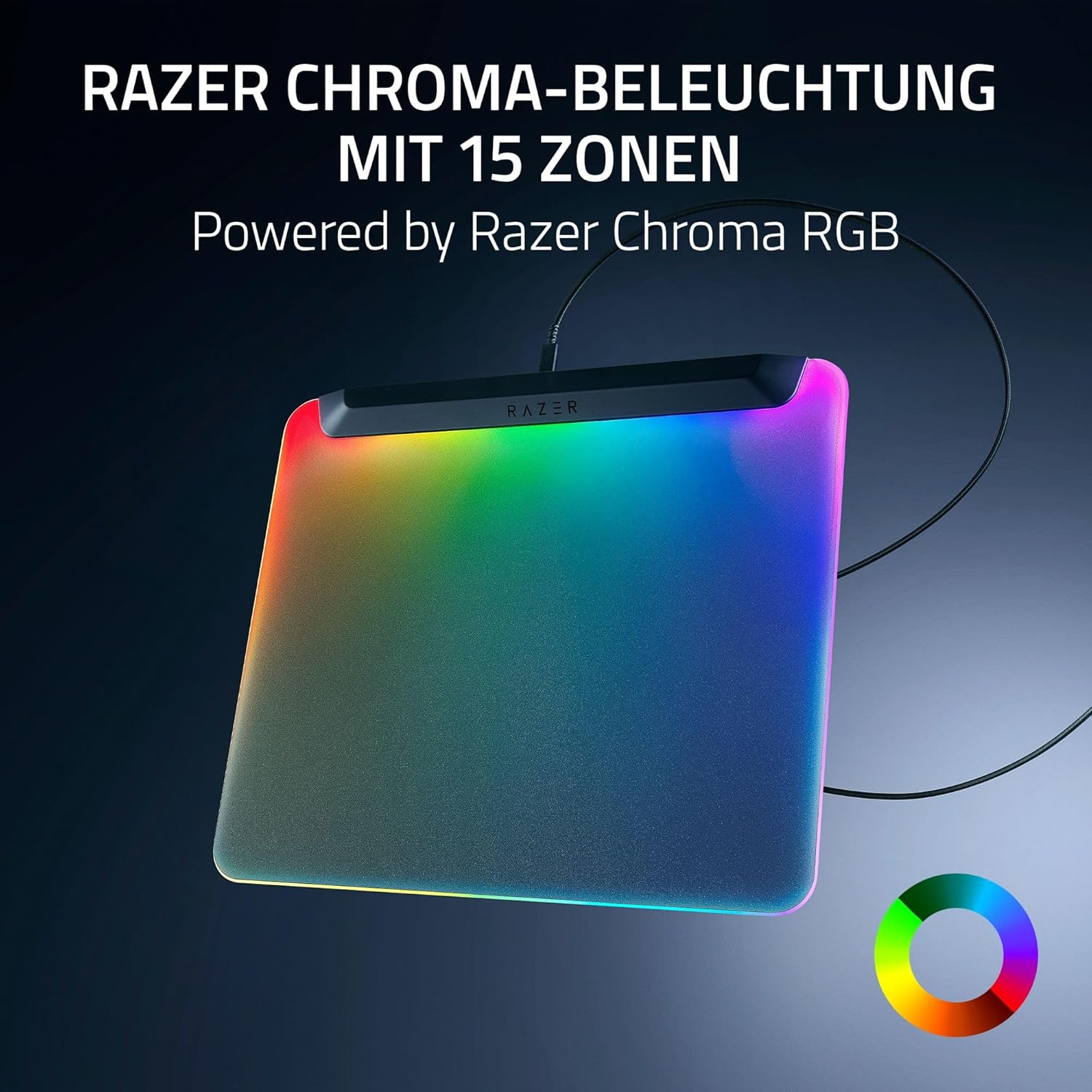 Thumbnail 4 de Razer Firefly V2 Pro Gaming-Mausmatte mit 15-Zonen-Chroma-RGB und integriertem USB-Anschluss