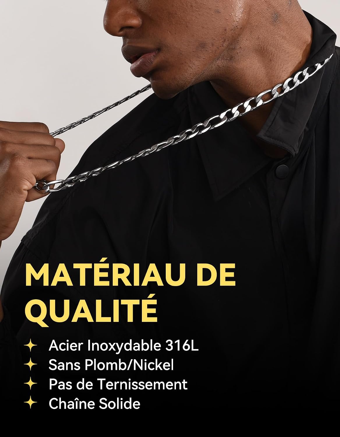 Thumbnail 1 de ChainsHouse Chaine Figaro 13mm 61cm